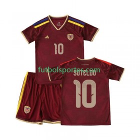 Camiseta Venezuela Yeferson Soteldo 10 Niño Primera Equipación 2026